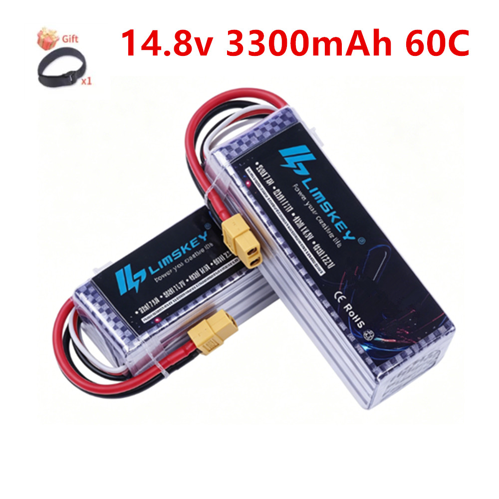 Drone Battery 4S - แบตเตอรี่ 4S LiPo 14.8V 3300mAh 60C/80C