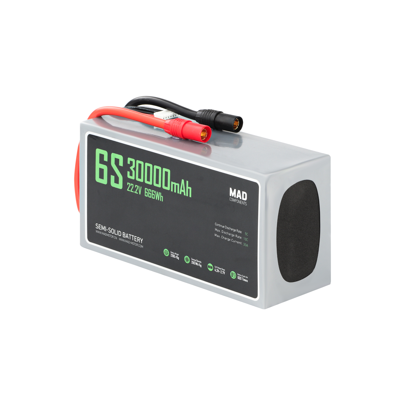 Drone Battery Lipo - แบตเตอรี่ลิเธียมโซลิดสเตทสำหรับโดรนกำลังสูง ATV 6S 30Ah 6s Lipo