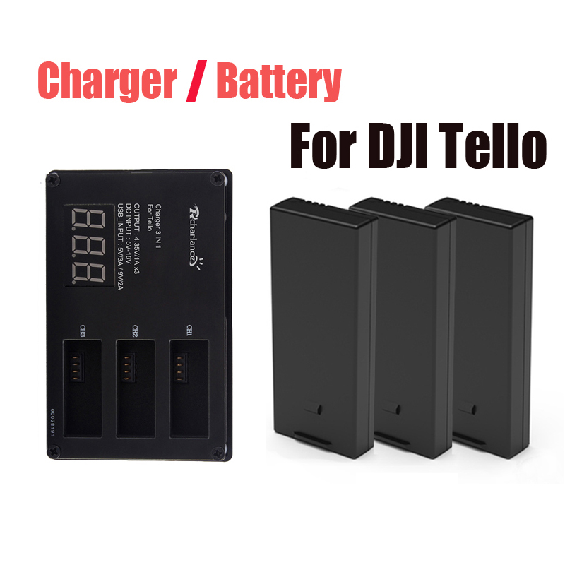 Drone Battery Balance Charger - Original DJI Tello แบตเตอรี่/Drone Tello แบตเตอรี่