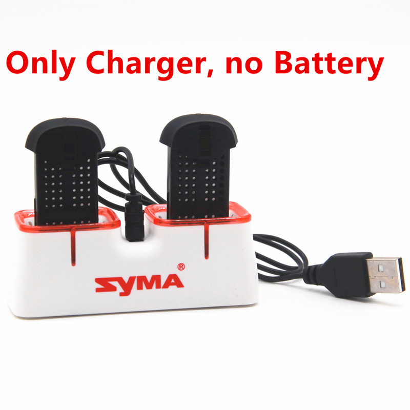 Drone Battery Charger - เครื่องชาร์จ USB แบบเร็วคู่สำหรับแบตเตอรี่โดรน Syma X22 X22W