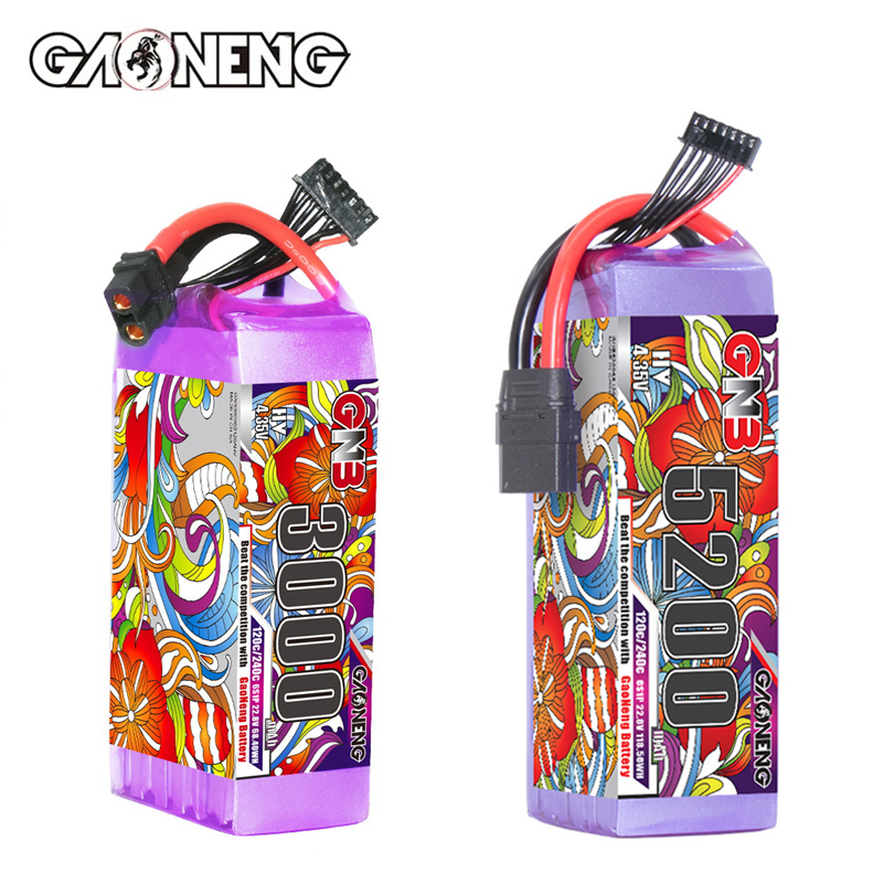 Drone Battery Connector - แบตเตอรี่ลิโพ GNB 6S 22.8V 3000mAh 5200mAh