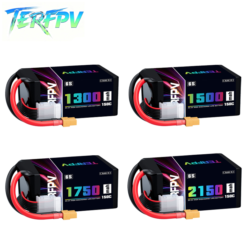 TERFPV แบตเตอรี่ลิโป้ 6S 22.2V - Drone Battery Lipo บทวิจารณ์และราคา