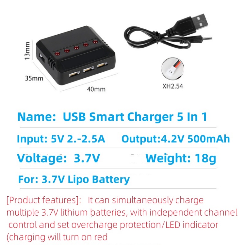 Syma X5HW X5HC X5C X5SW 3.7V 5 - Drone Battery Charger บทวิจารณ์และราคา