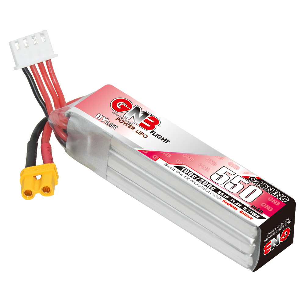 GNB HV 11.4V 550mAh 100C/200C  - Drone Battery 3S บทวิจารณ์และราคา