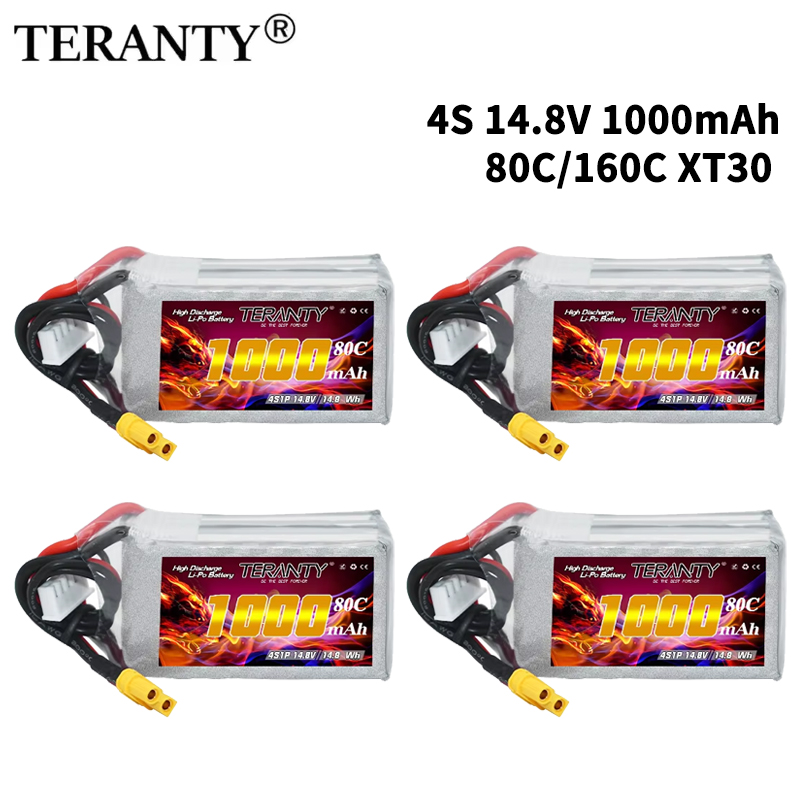 TERANTY 4S 1000mAh 14.8V 80C/1 - Drone Battery Lipo บทวิจารณ์และราคา