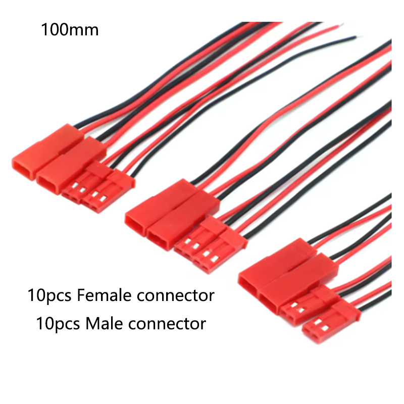 ขั้วต่อ JST ตัวผู้ ตัวเมีย ขนา - Drone Battery Connector บทวิจารณ์และราคา