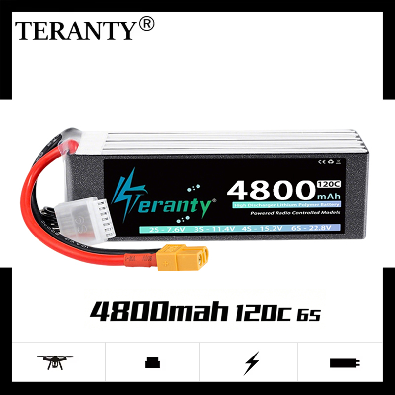 TERANTY 6S 4800mAh แบตเตอรี่ลิ - Drone Battery 6S บทวิจารณ์และราคา