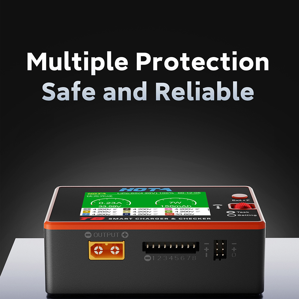 HOTA T8 เครื่องชาร์จสมาร์ทบาลา - Drone Battery Smart บทวิจารณ์และราคา