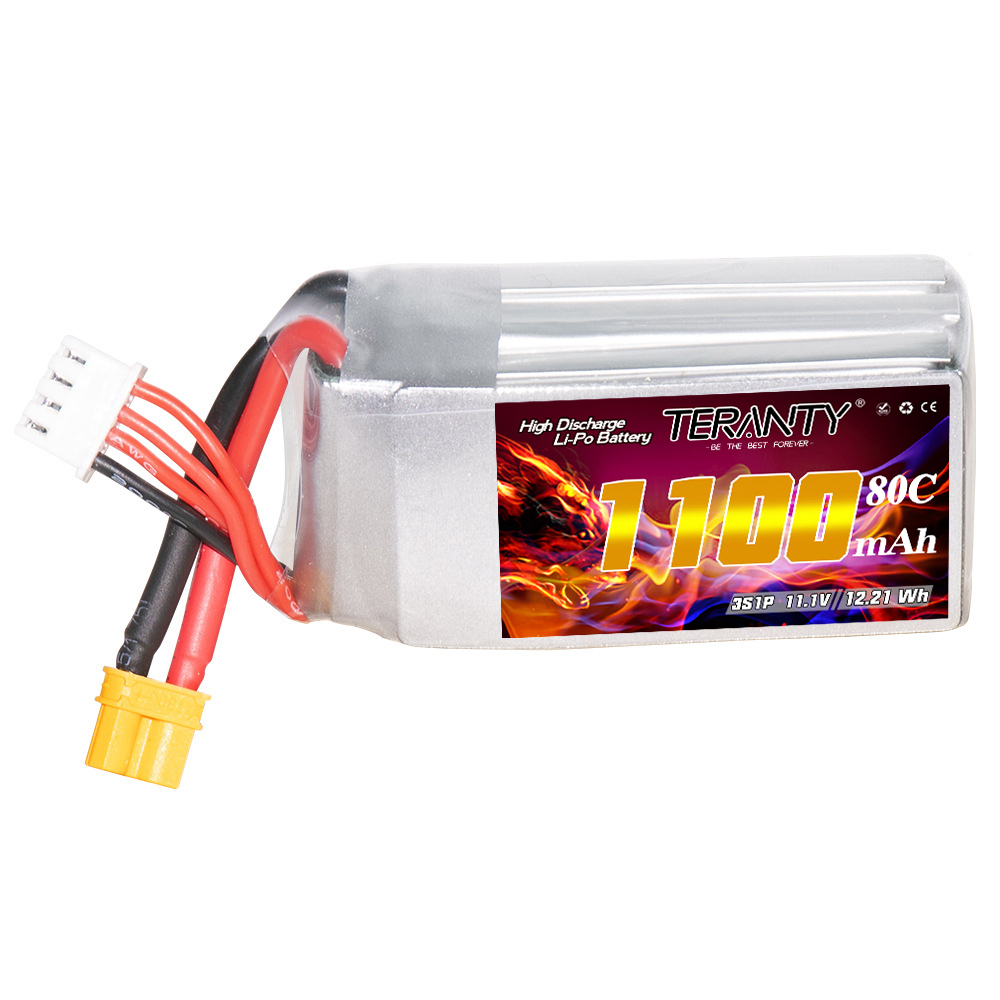 TERANTY 3S 11.1V 1100mAh 80C/1 - Drone Battery 3S บทวิจารณ์และราคา