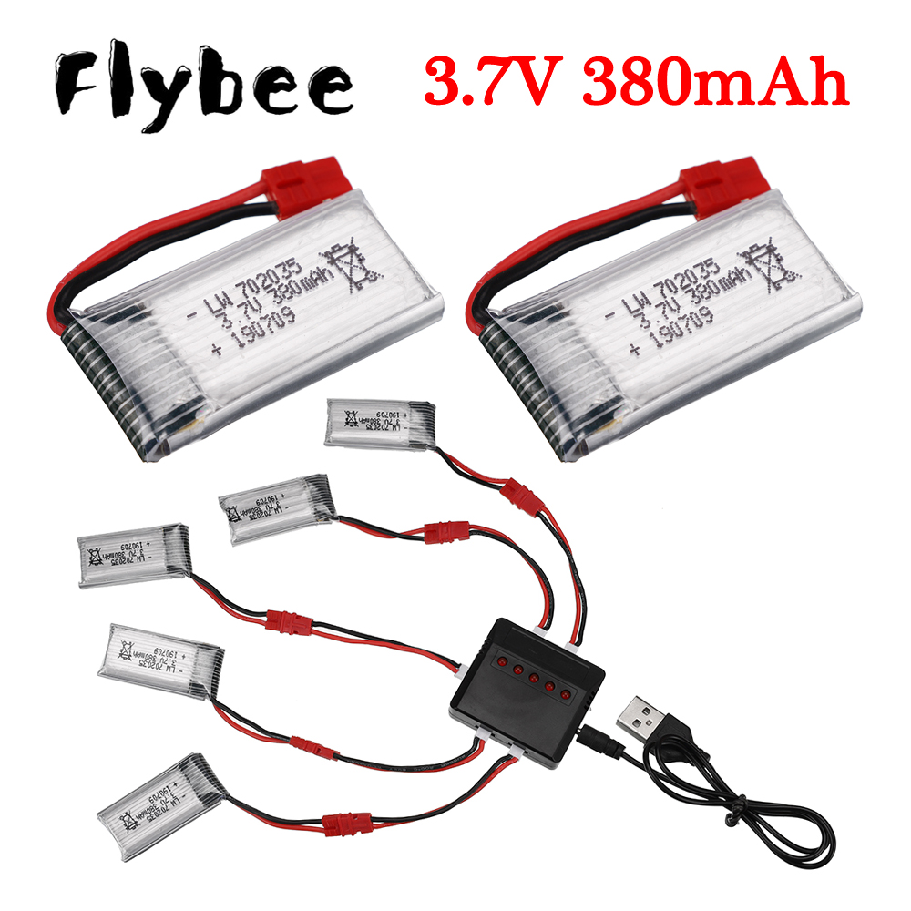แบตเตอรี่ Lipo 3.7V 380mAh พร้ - Drone Battery Charger บทวิจารณ์และราคา