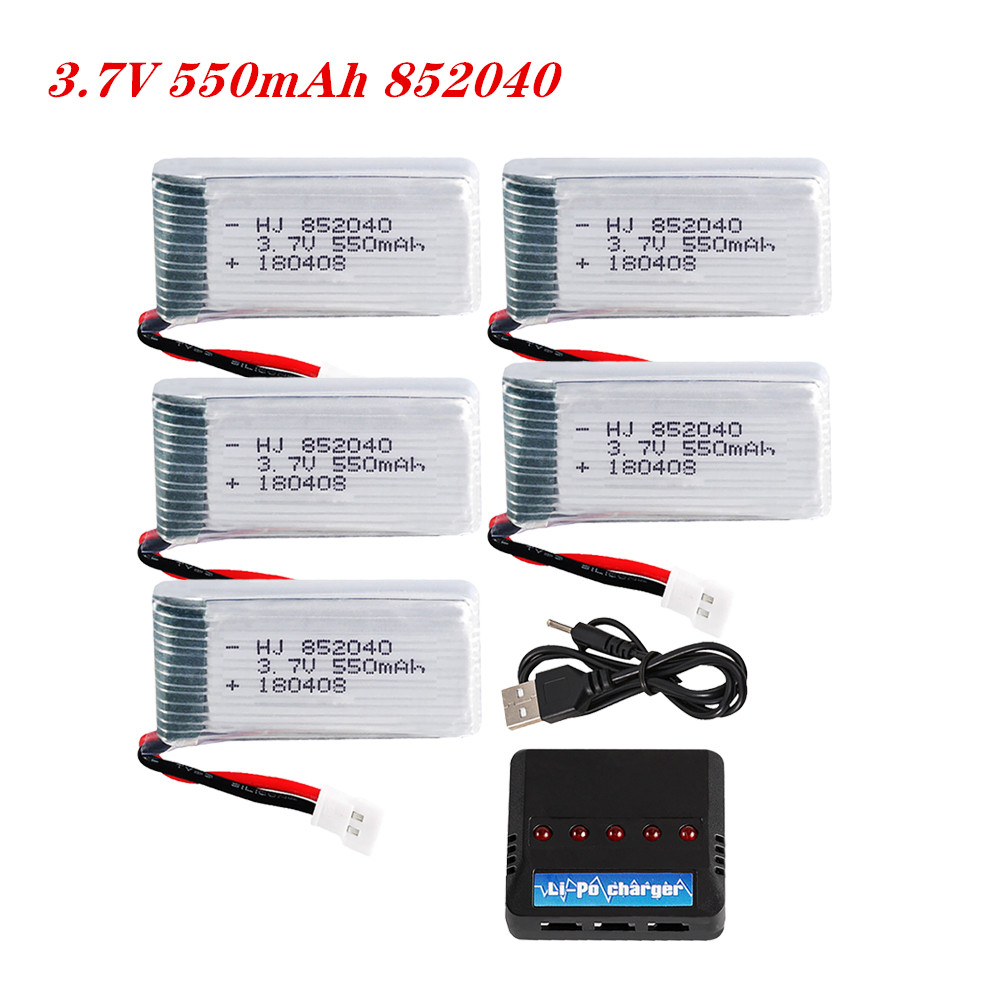 3.7V 550mAh 25C แบตเตอรี่ลิโป้ - Drone Battery Charger บทวิจารณ์และราคา