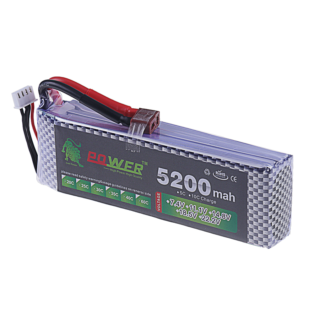 3S Lipo แบตเตอรี่ 11.1V 5200 m - Drone Battery 3S บทวิจารณ์และราคา