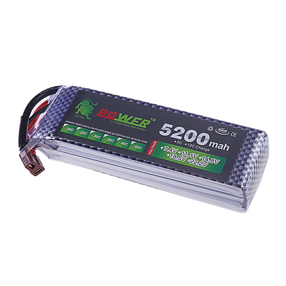 3S Lipo แบตเตอรี่ 11.1V 5200 m - Drone Battery 3S บทวิจารณ์และราคา