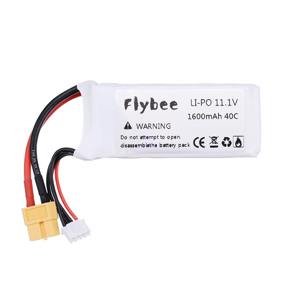 2Pcs Rate 40C 11.1V 1600MAh แบ - Drone Battery 3S บทวิจารณ์และราคา